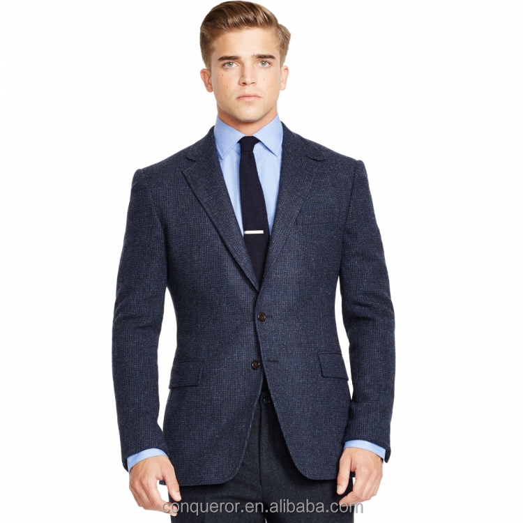 Обувь, изготавливаемая на заказ Slim Fit мужской деловой костюм из мериносовой шерсти Модный стильный костюм E84