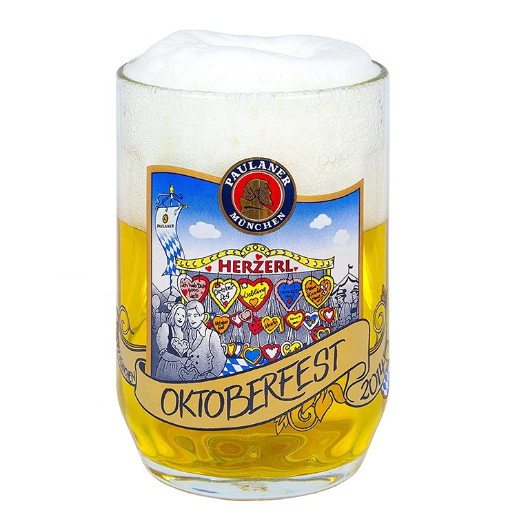 Оптовая продажа пивных кружек biere tankards 0.5l стеклянные кружки на заказ