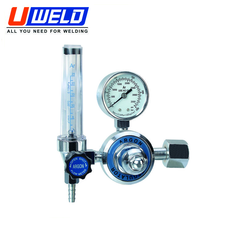 UWELD Аргон Регулятор с расходомер TIG сварщик миг сварочная CO2 регулятор