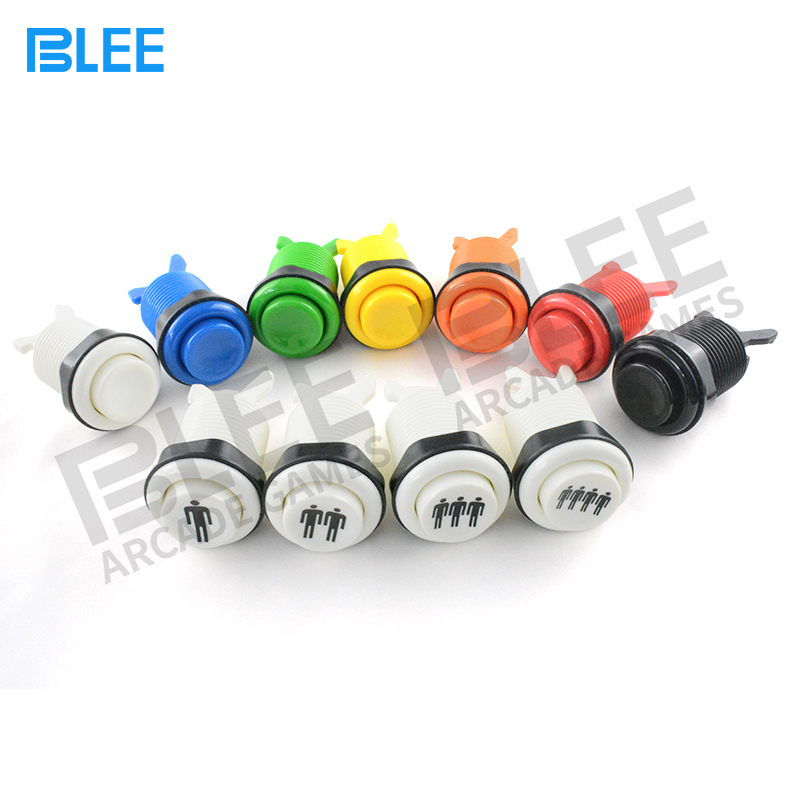 American style return coin push button arcade buttons push button switch for Arcade Game Center