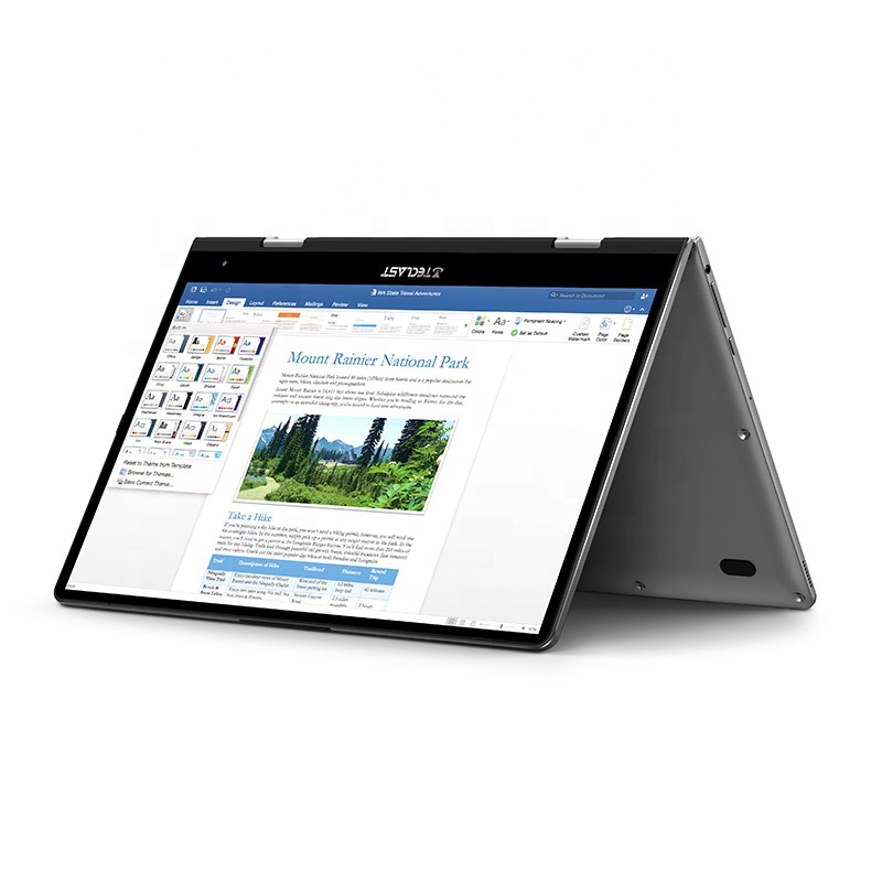 Супер тонкий 11,6 дюймовые ноутбуки Teclast F5 1920*1080 360 градусов вращающийся Gemini Lake процессор 8 + 128 г игровой ноутбук Core i7