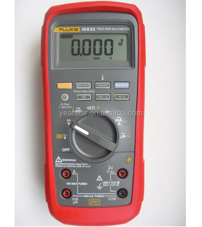 Мультиметр Fluke 28II EX с внутренней безопасностью IP67 True-rms