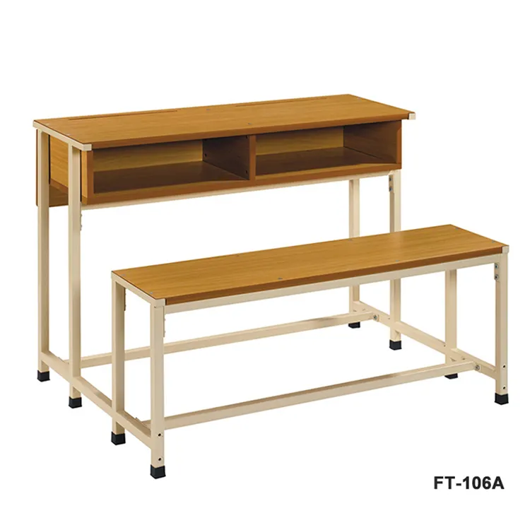 (Furniture) school MDF desk bench for students use, Yemen ,Africa Design