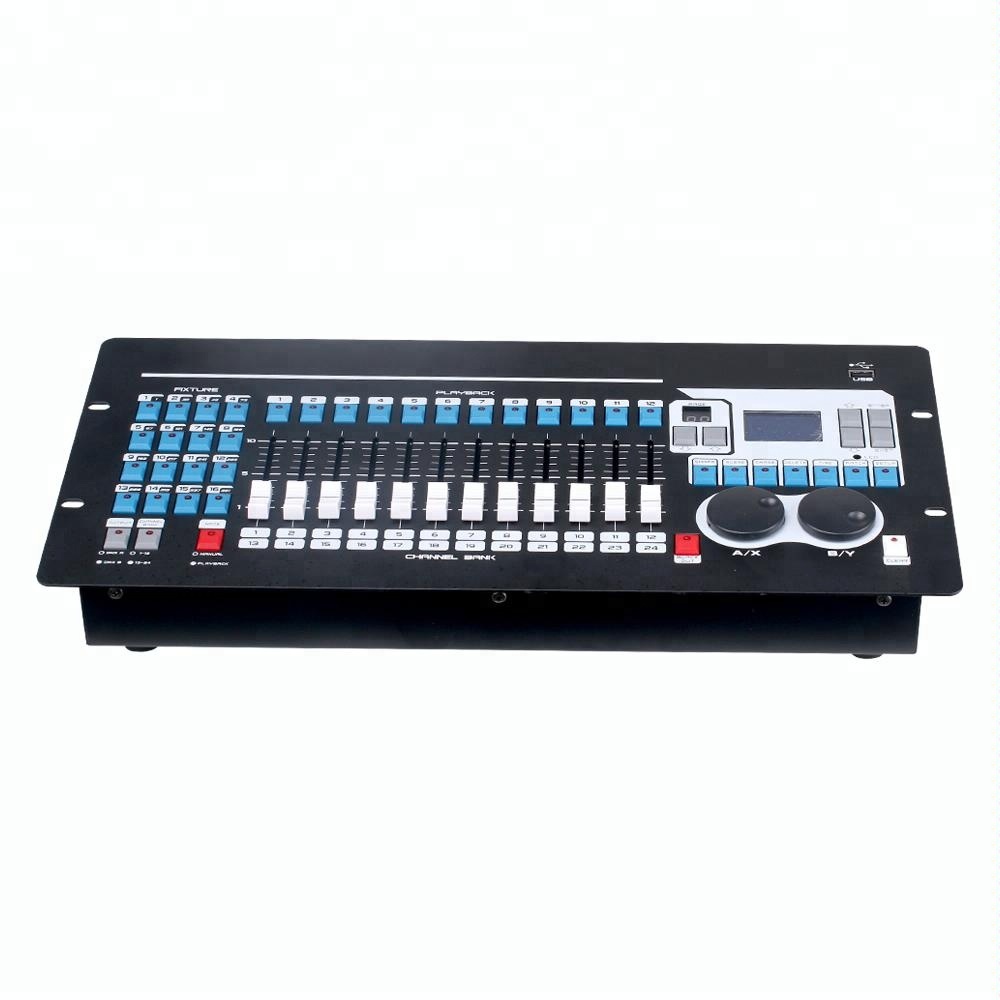 dj controller 768 DMX channels with 60 playbacks instant blackout