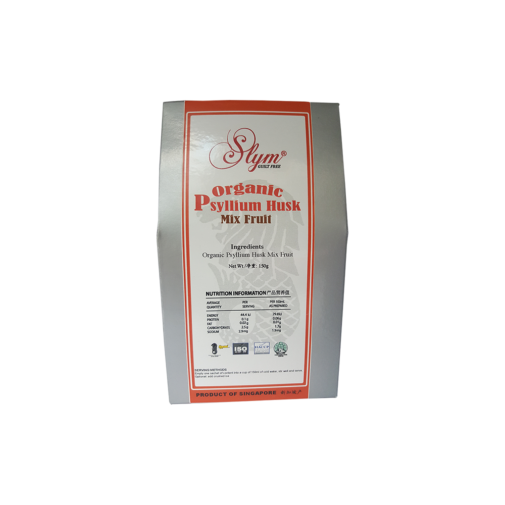 Healthy Slym Organic Psyllium Husk Mix Fruit Drinks