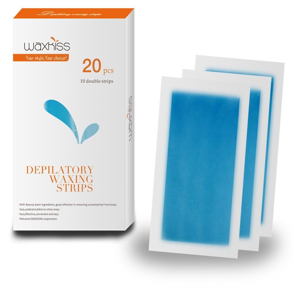 OEM&ODM order acceptable hair removal Wax Strip cold Wax Strip paper Hair Remover body use depilatory Wax strips