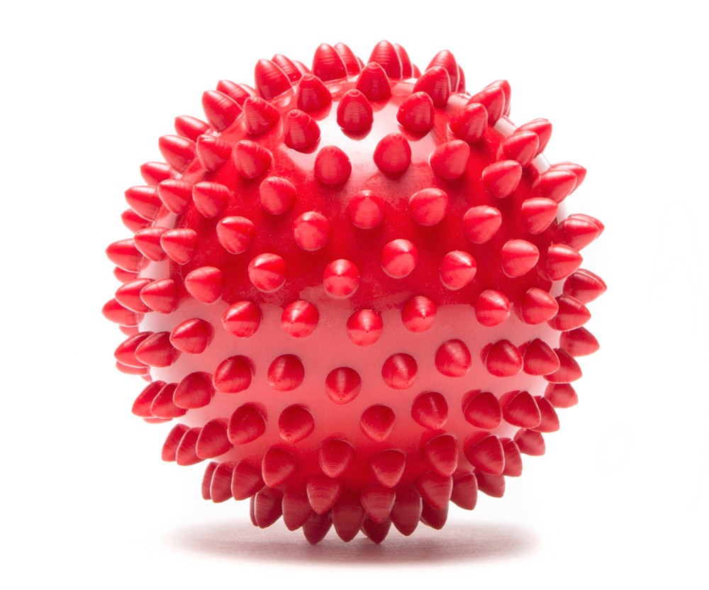 Мягкий ПВХ мяч для фитнеса Массажный мяч для мышц тела Spikey
