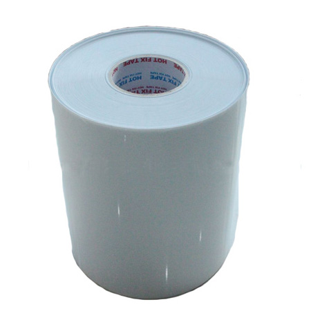 White paper hot fix tape roll