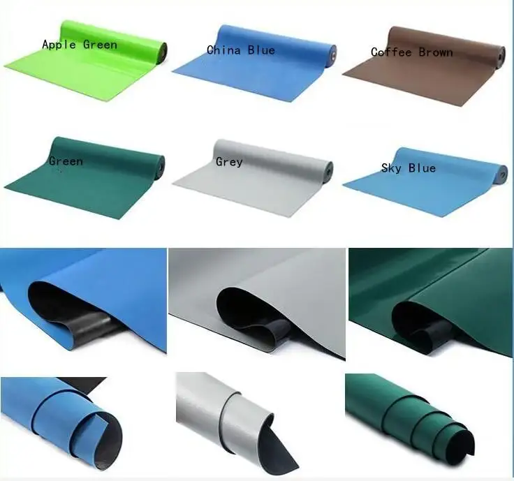 ESD rubber sheet antistatic mat roll ESD Anti-static rubber sheet / mat