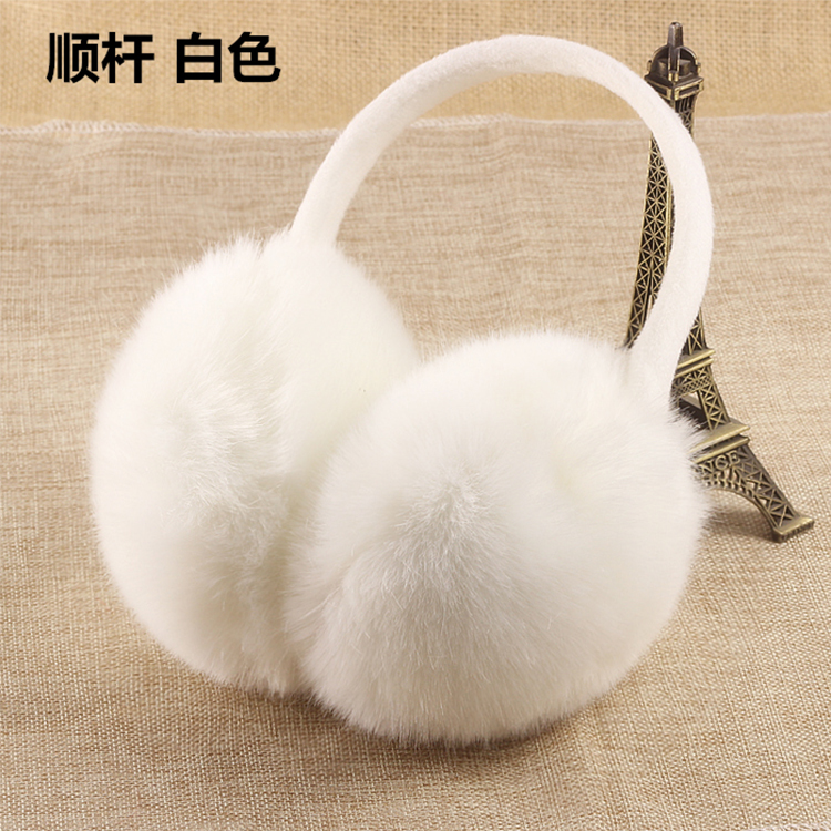 Мягкие плюшевые зимние теплые подушечки для наушников Muffs Cover Fur Earmuffs