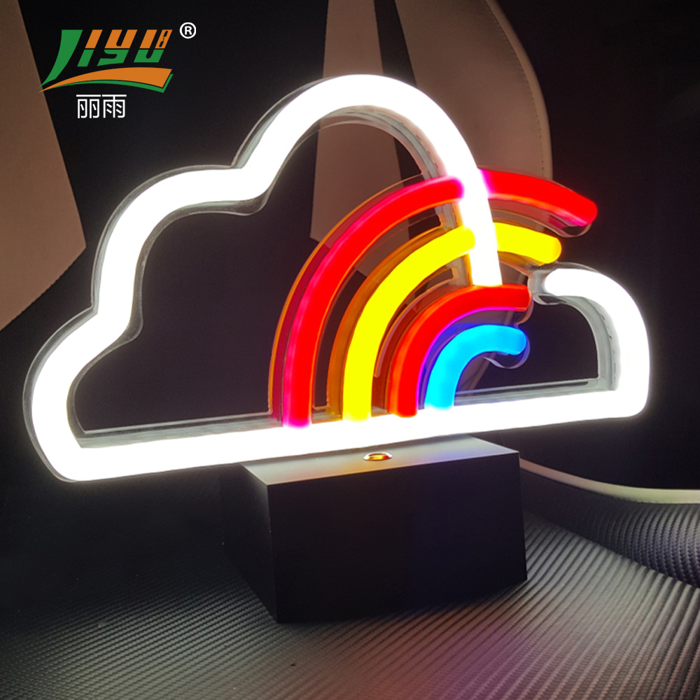 christmas 12mm acrylic neon table lamp bedside desk lamp