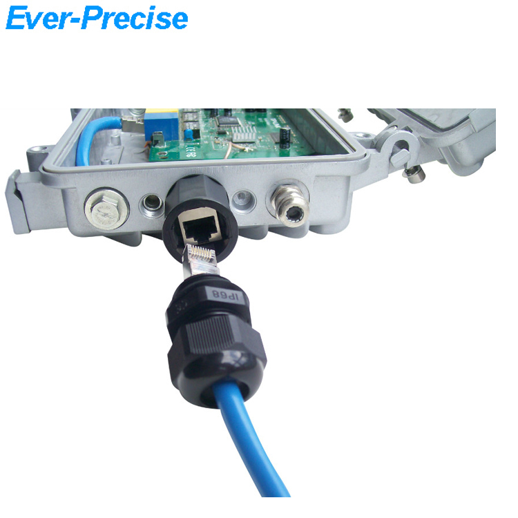 M22 Ethernet LAN CAT6 RJ45 водонепроницаемый разъем с 25 см экранированным кабелем
