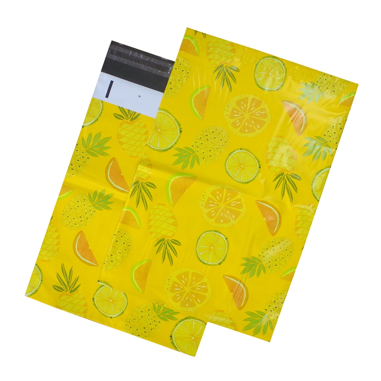 Custom 100% Recycled Biodegradable Poly Mailer Large Resealable Returnable Eco Friendly Plastic Bags China Factory