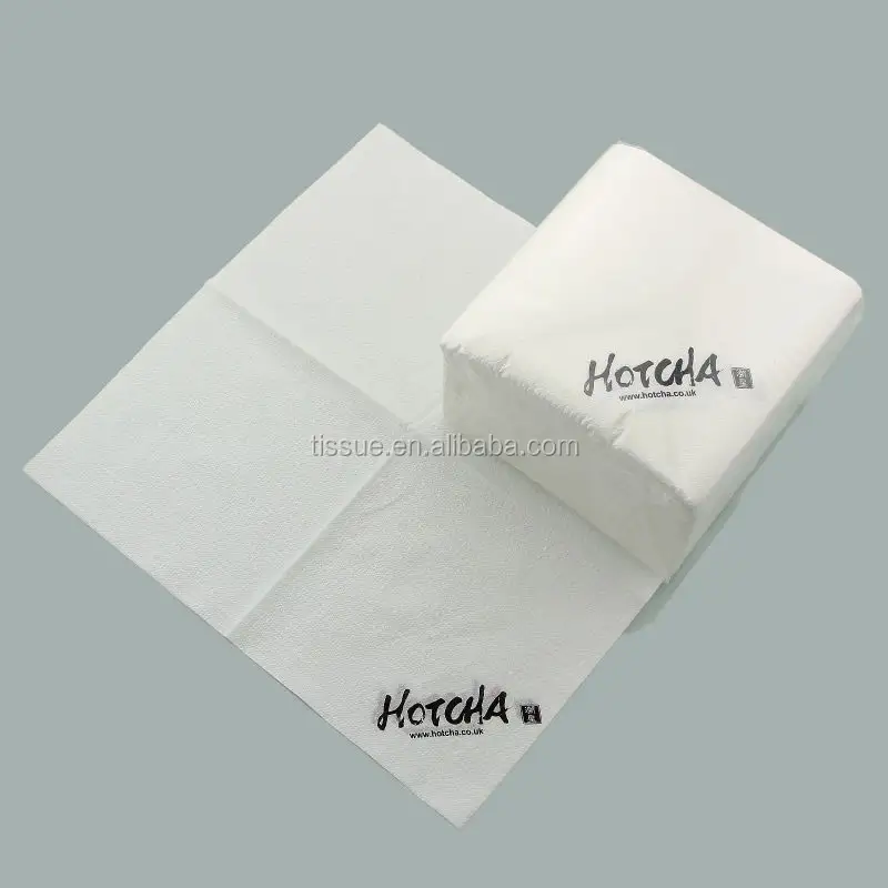 Custom printed paper napkins White napkin paper