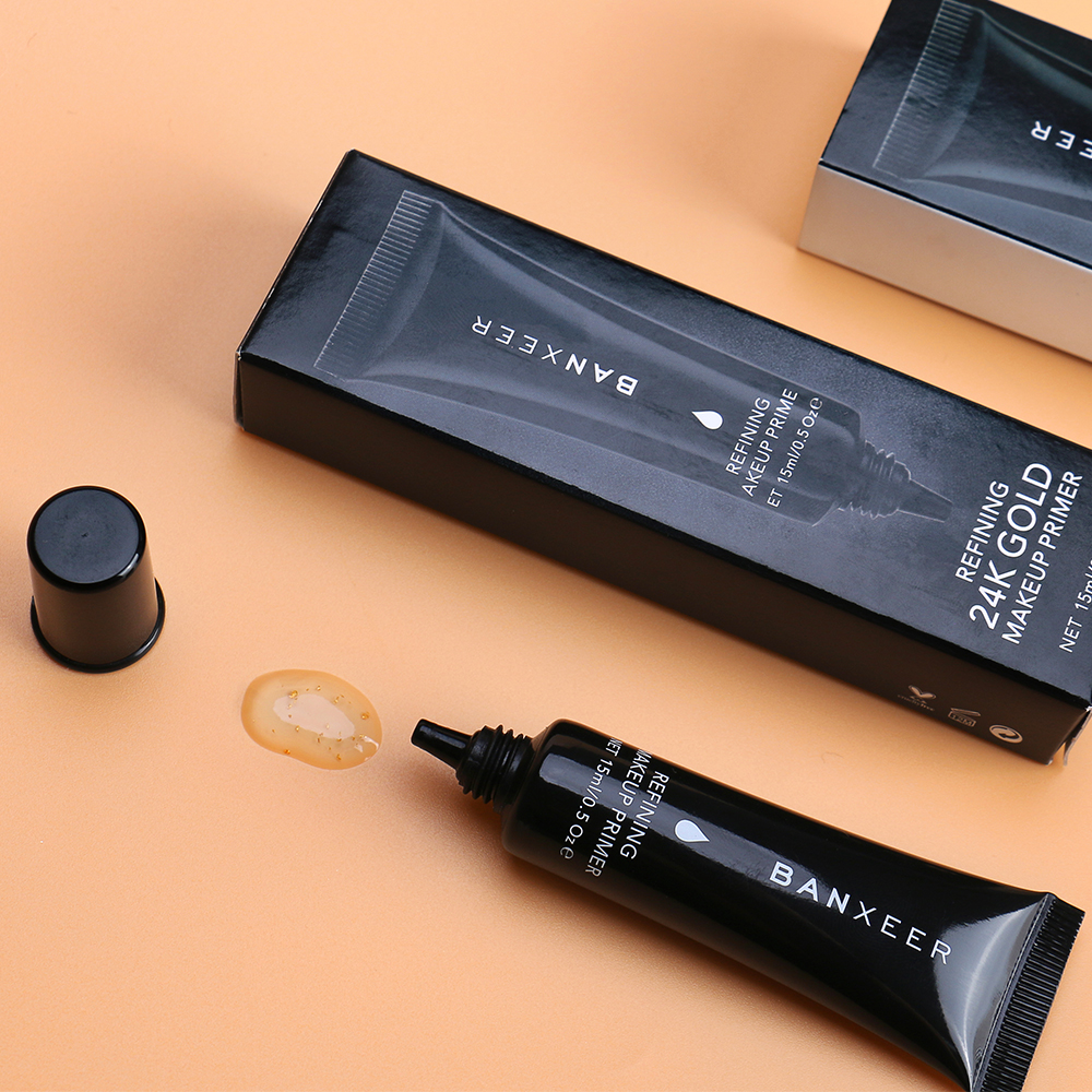 OEM Оригинальный BANXEER праймер 24K Gold Infused Beauty Oil основа для макияжа губ Увлажняющая Основа легкая впитывающая грунтовка для макияжа лица