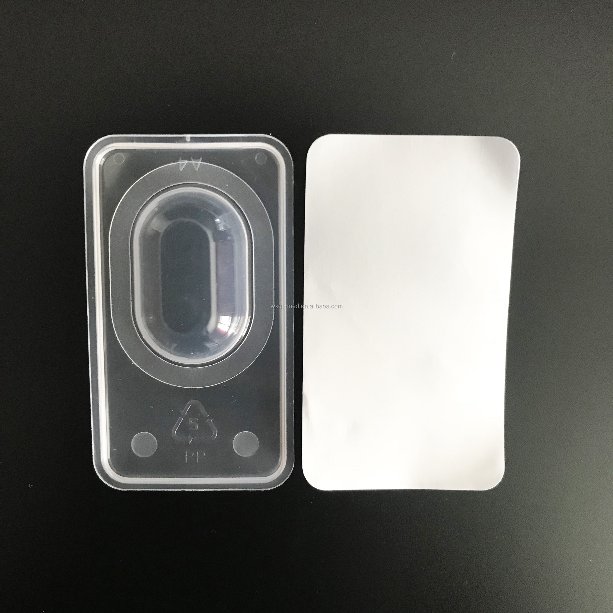 Aluminum foil for contact lenses PP blister pack