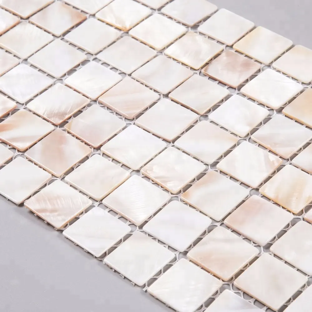 Good Quality Square Mother Of Pearl Shell Mosaic Tile For Wall