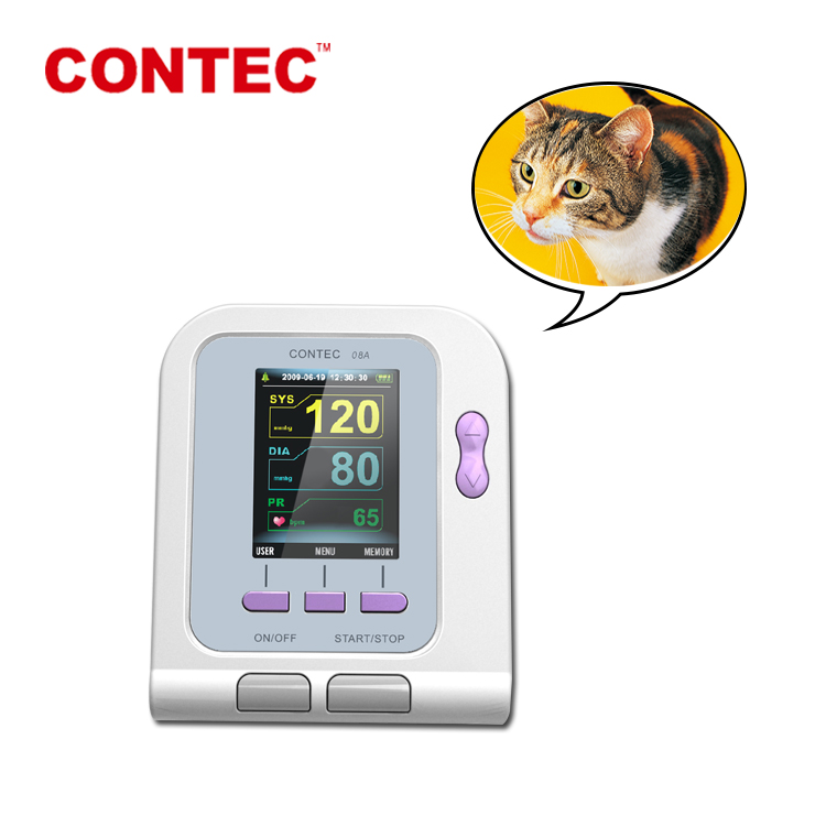 CONTEC08A-Vet цифровой Сфигмоманометр портативный nibp vet