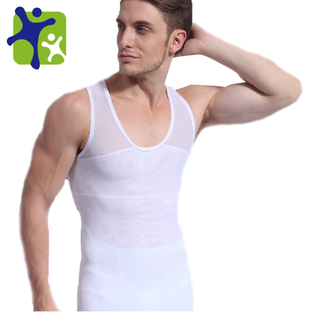 Men fashion Bodyshaper Sports Mesh Vests