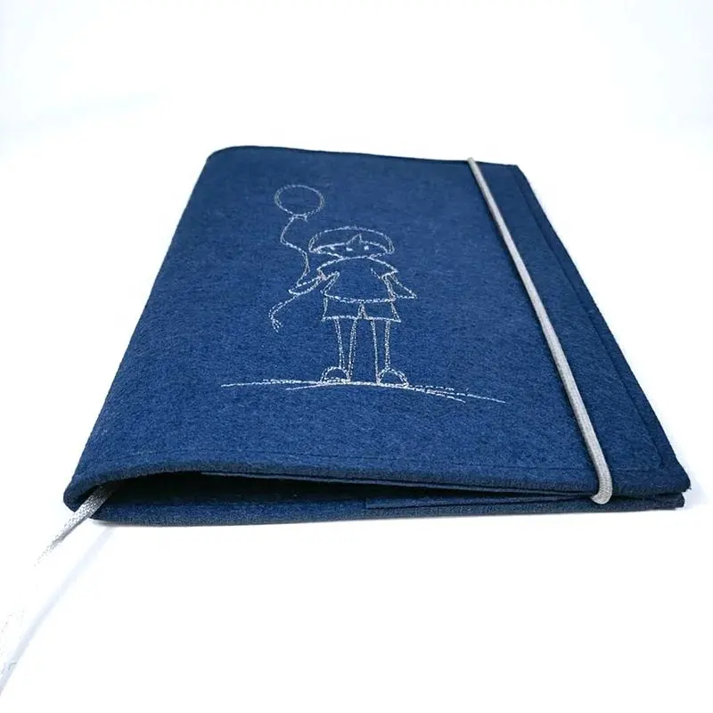 Hot Selling Eco-friendly Customized A4 A5 A6 Notebook Diary Book Cover Felt Book Cover