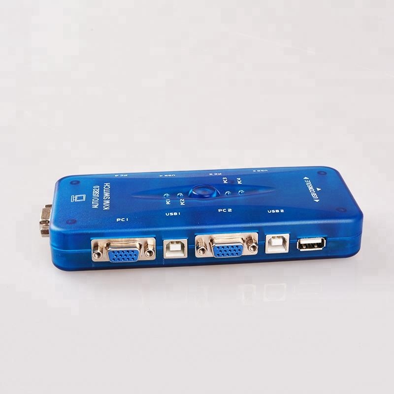 4 входа 1 выход 4 порта Авто Vga Usb Kvm переключатель