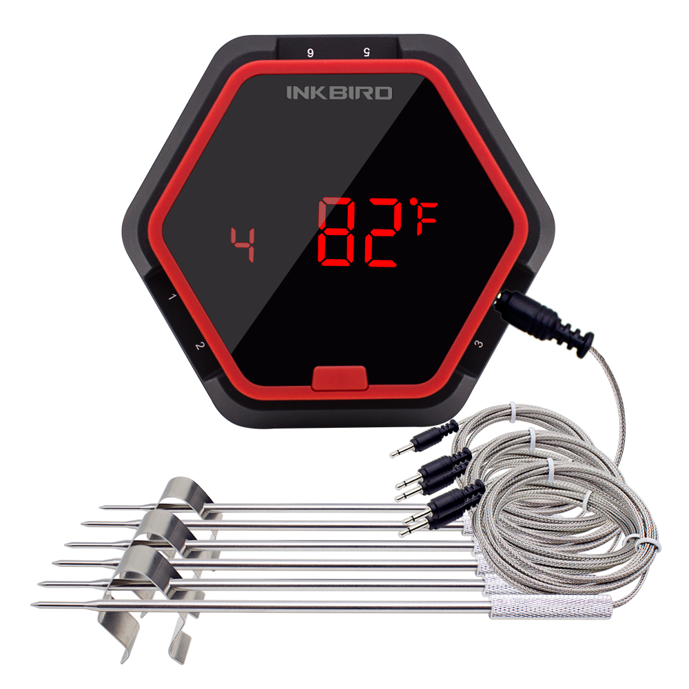 Inkbird smart bbq Кухонный Термометр с бесплатным приложением IBT-6X
