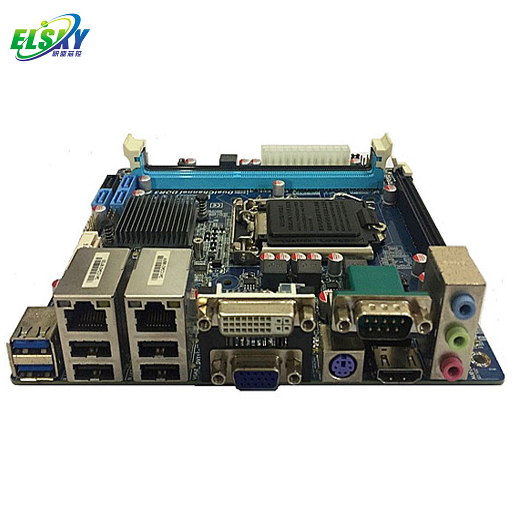 Блок питания ATX H81 1150 Mini-ITX, материнская плата с поддержкой VGA/DVI и двухканальной DDR3 (опция I3/I5/I7) QM8700