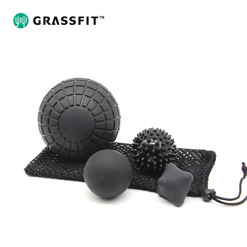 Массажные шары для рук и ног GRASSFIT высокой плотности