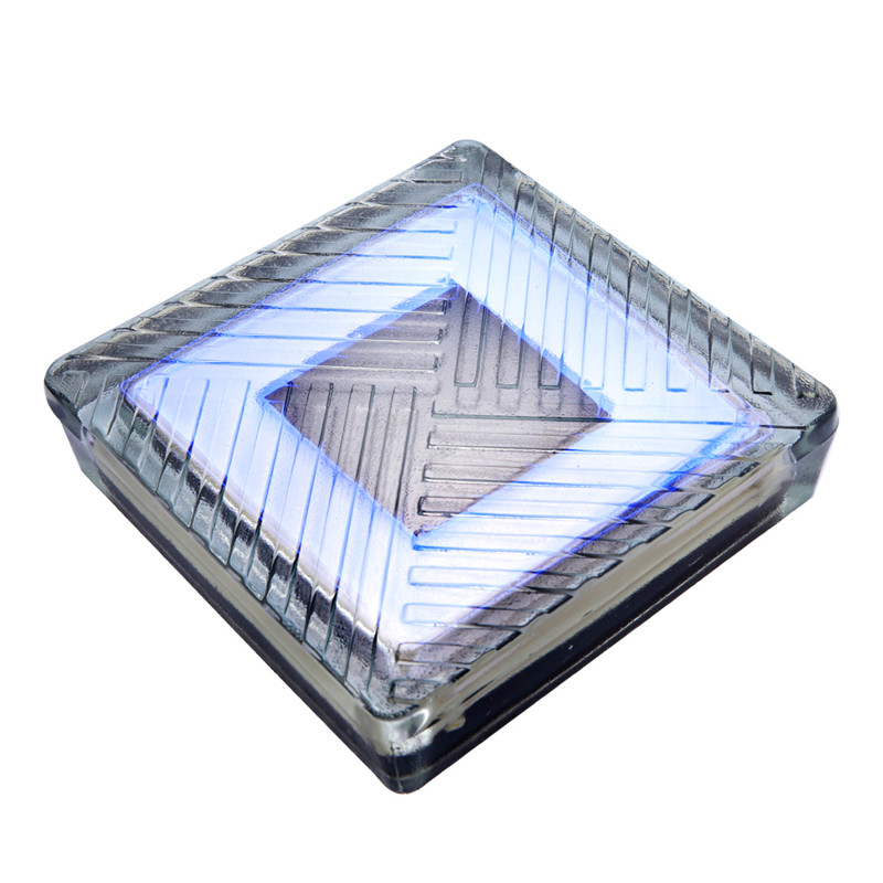 Экологически чистый закаленное стекло led Солнечный Лед Кирпич свет
