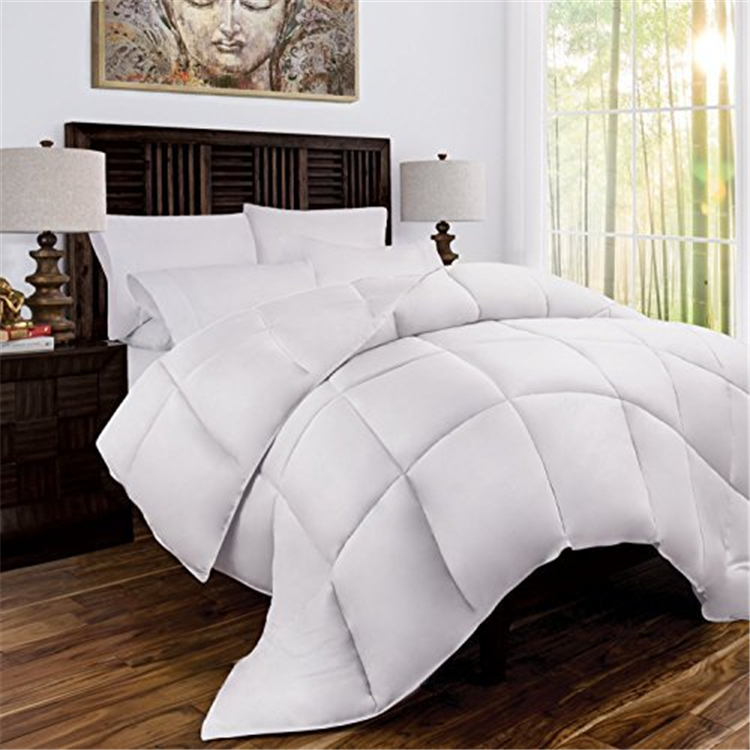 Чистый белый оптовая продажа duvet100 % хлопок ткань одеяло наборы одеяло набор пододеяльник для отеля