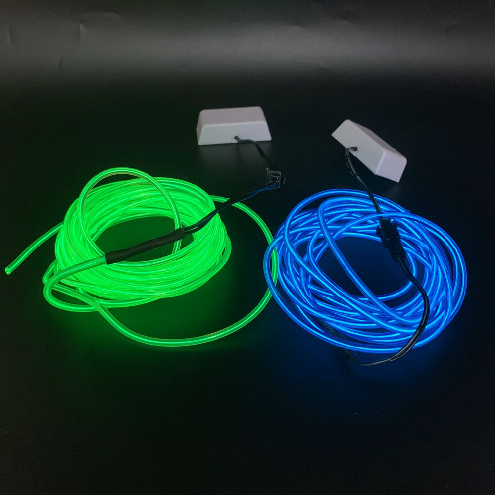 OEM-поставщик 2,3 мм DIY светящийся индивидуальный USB Перезаряжаемый инвертор светодиодный неоновый электропровод