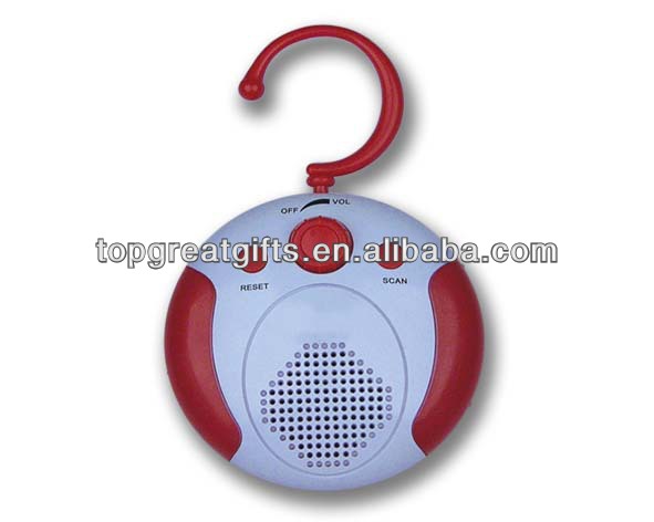 high quality fm bathroom shower radio for promotion