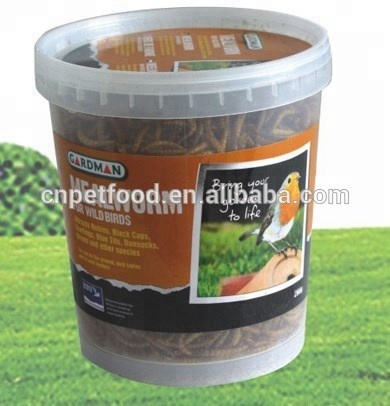 Dried Mealworm Pet Food Bird Food Chicken Food In Tub