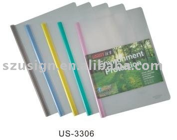 США-3306 А4 прозрачная скользящая ручка отчет папка shantou yuansheng