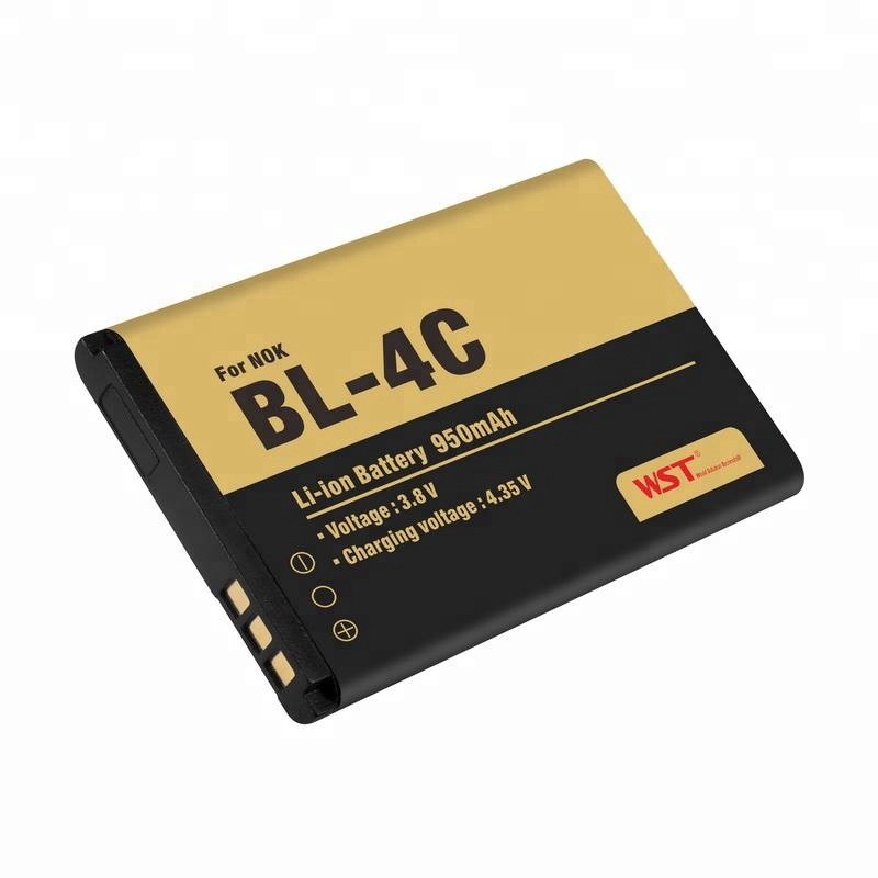 WST Replacement 950 mah lithium ion batteries Shenzhen mobile accessories for nokia battery BL-4C