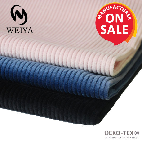 Manufacturer Wide Wale Heavy dyeing material wholesale 100% Cotton price Corduroy Fabric