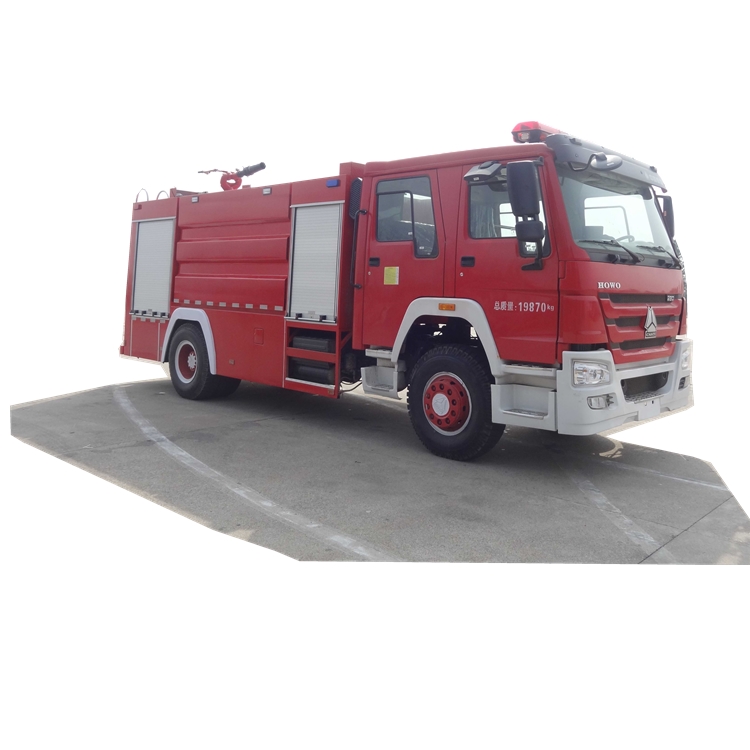 HOWO 8000 liters water foam fire truck for fire engine/fire truck for sale