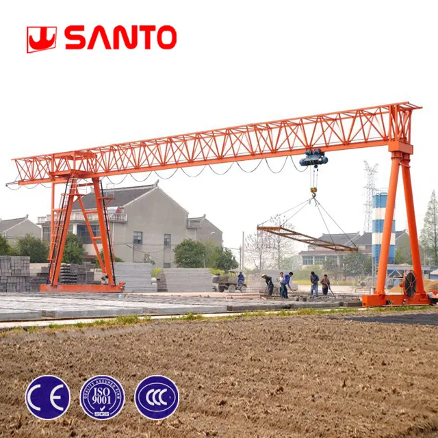 Gantry Cranes Manufacturers Gantry Crane Price 5 Ton 10 Ton 20 Ton Single Beam 50m With Monorail Hoist For Indoor And Outdoor Use