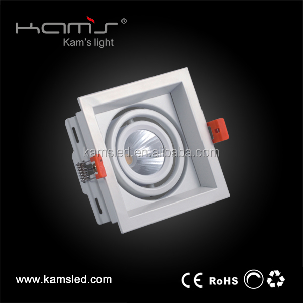 3 INCH светодиодный потолочный светильник, 10 Вт led решетка single head встраиваемые потолочные лампы