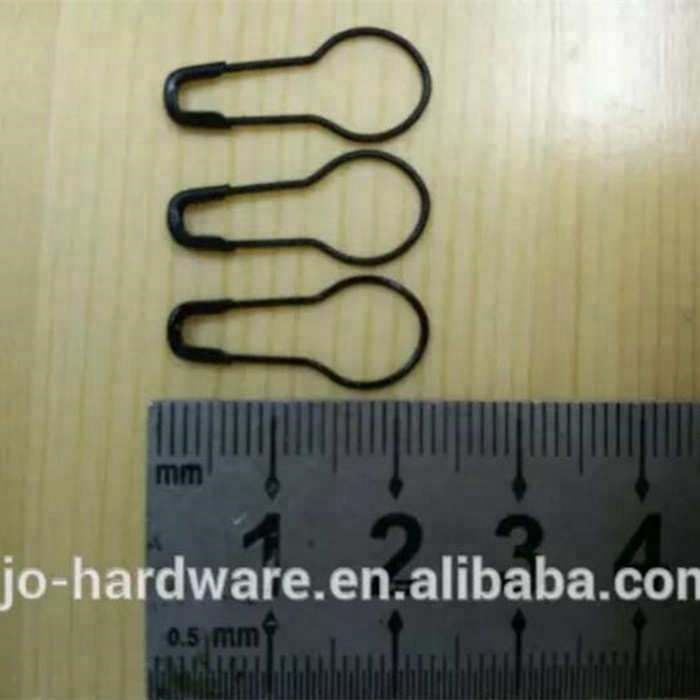 Color Metal Pear Shape Hang Tag Safety Pin JO-SP-403