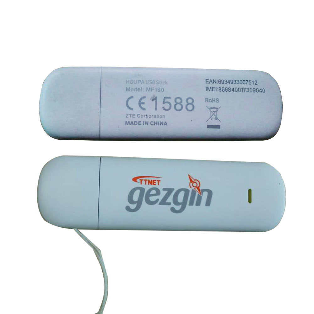ZTE MF190 разблокированный 3g GSM 7,2 Мбит/с USB Мобильный широкополосный