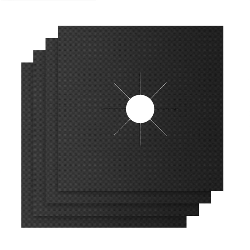 10,6 "x 10,6" 0,2 мм толщина кухня пособия по кулинарии еда класс многоразовые газовая плита горелки Чехлы для мангала