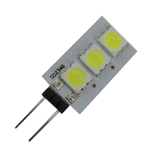 Светодиодная лампа ra80 5050smd, 0,6 Вт, теплый белый свет, 2700k, 12 В, g4