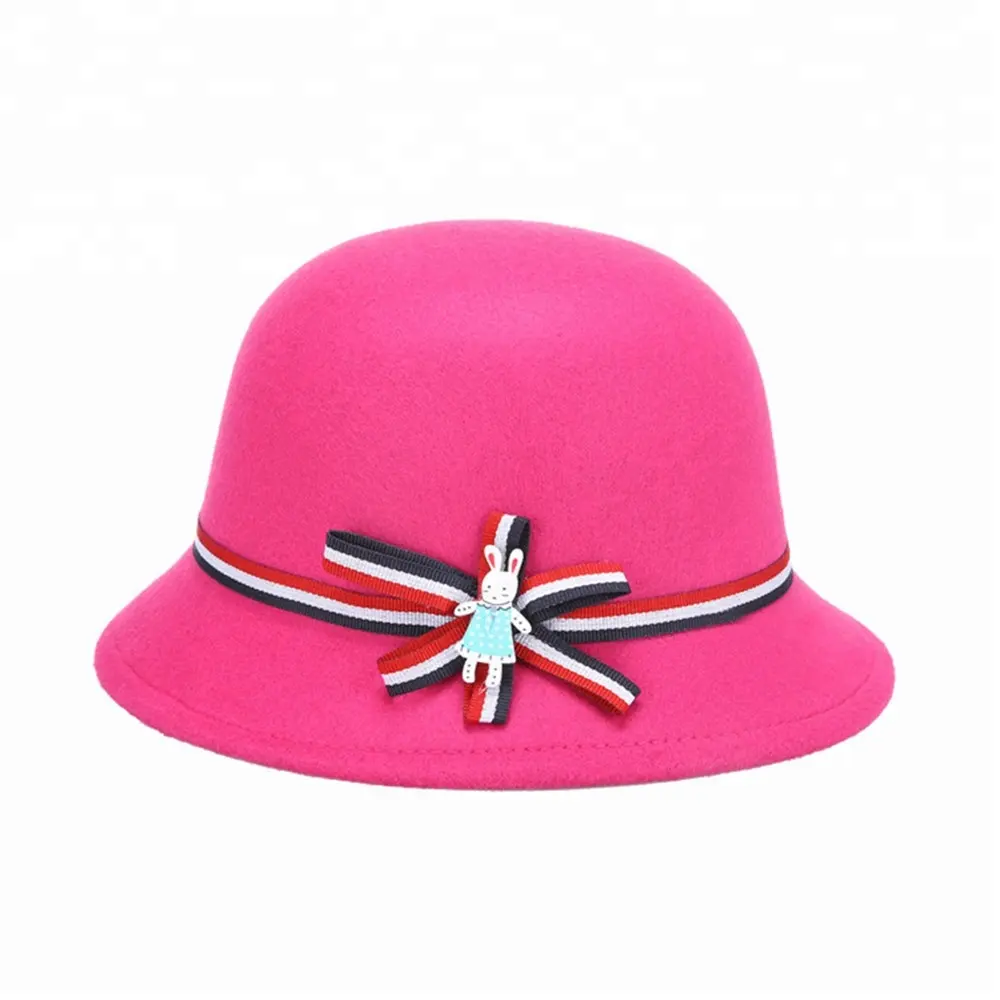 5% OFF 2019 fashion baby bucket hat custom kids fedora bucket hat