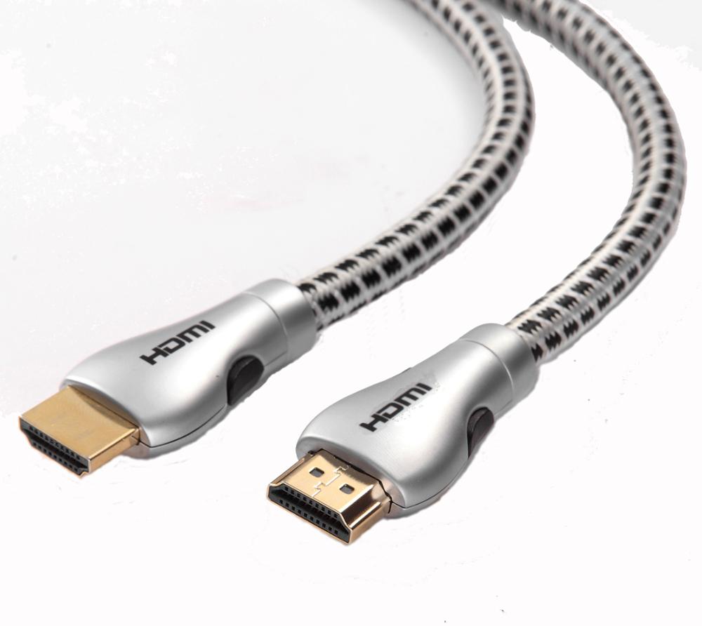 Позолоченный кабель HDMI 24k 2160P 3D 4K 8K Ultra HD с поддержкой HDMI 1,4 и HDMI 2,0
