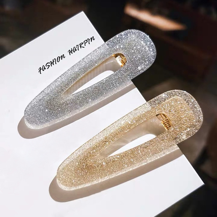 Longway ювелирные изделия корейский Шарм яркая Звездная уксусная кислота заколка для волос Акриловая Утка Билл клипса для женщин