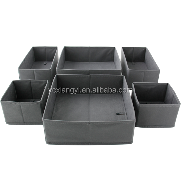 Homeware складной ящик домашнего хранения организаторы коробка для хранения набор из 6