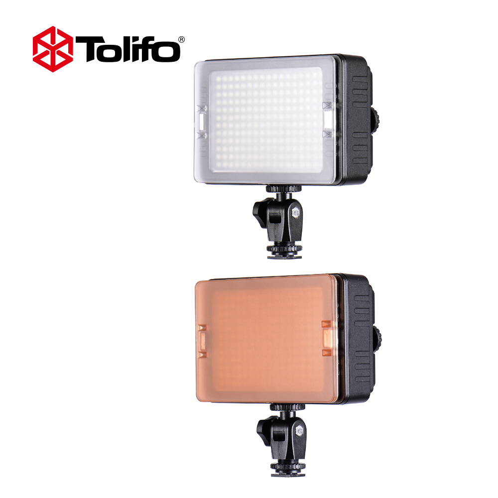 Tolifo встроенный аккумулятор DSLR аксессуары Светодиодная лампа для фотосъемки 160 светодиод на камеру видео свет