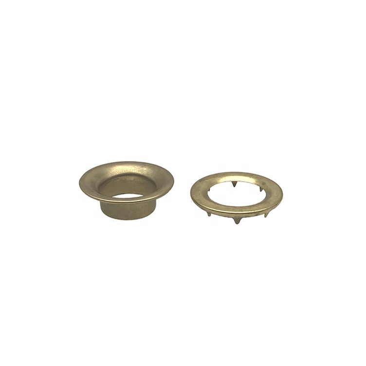 Guanfeng Good Quality Custom Made Claw Washer Fastener Thick Cloth Brass Metal Paw Clawed Canvas Eyelet Tarpaulin Eyelet