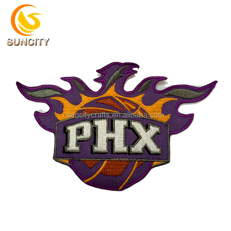 Custom Design Patch For NBA Baskeball Series PHX Phoenix Embroidery Patch